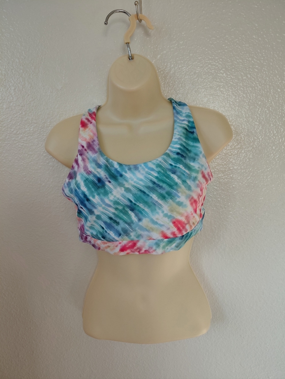 Athleta-Women's M Multicolor Tie-Dye Scoop Tank Hiking,Active Wear Swim - Picture 2 of 10